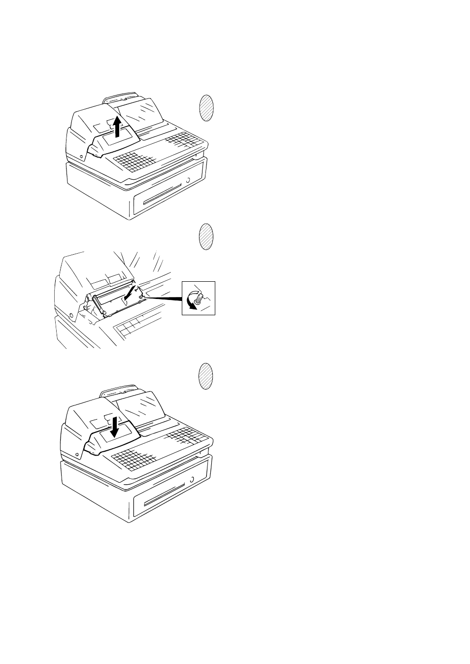 Setting the ribbon cassette | Toshiba TEC FS-1450 User Manual | Page 17 / 144