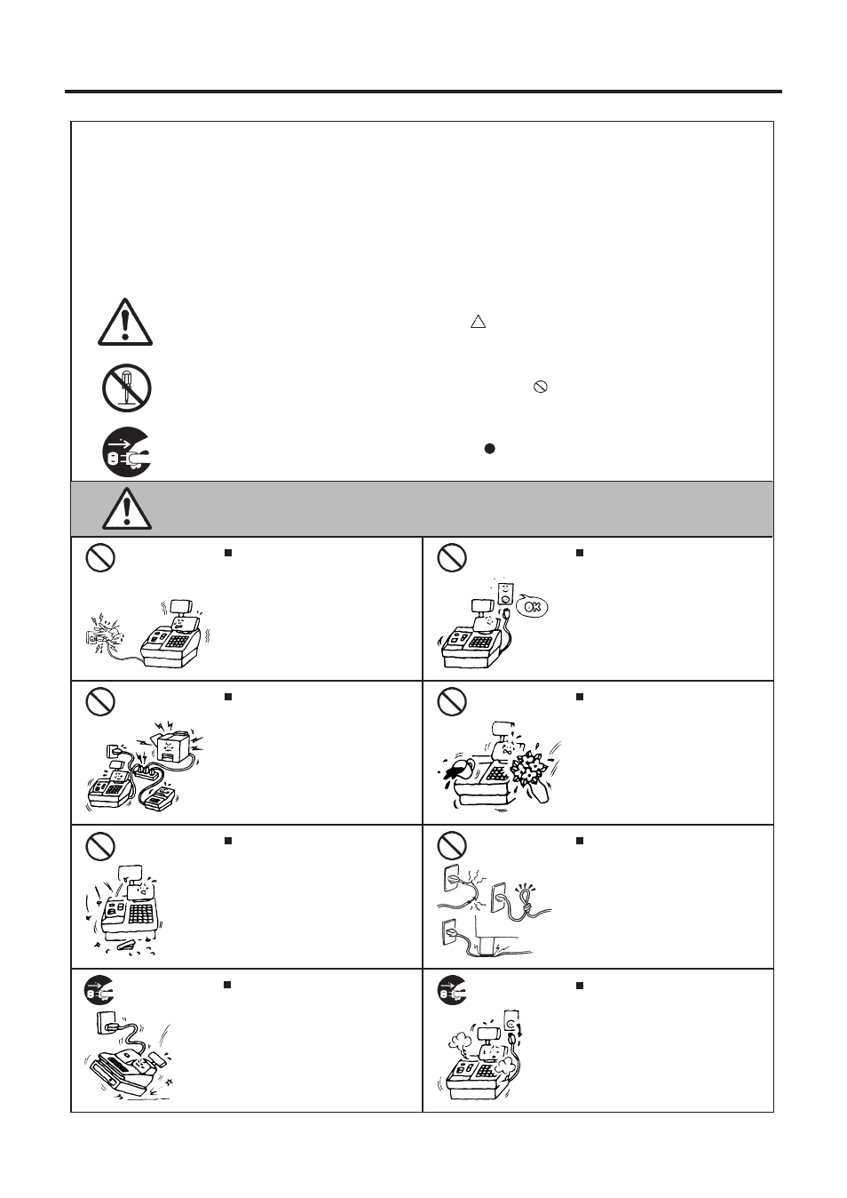 Warning, Safety summary, Meanings of each symbol | Toshiba TEC FS-1450 User Manual | Page 3 / 144