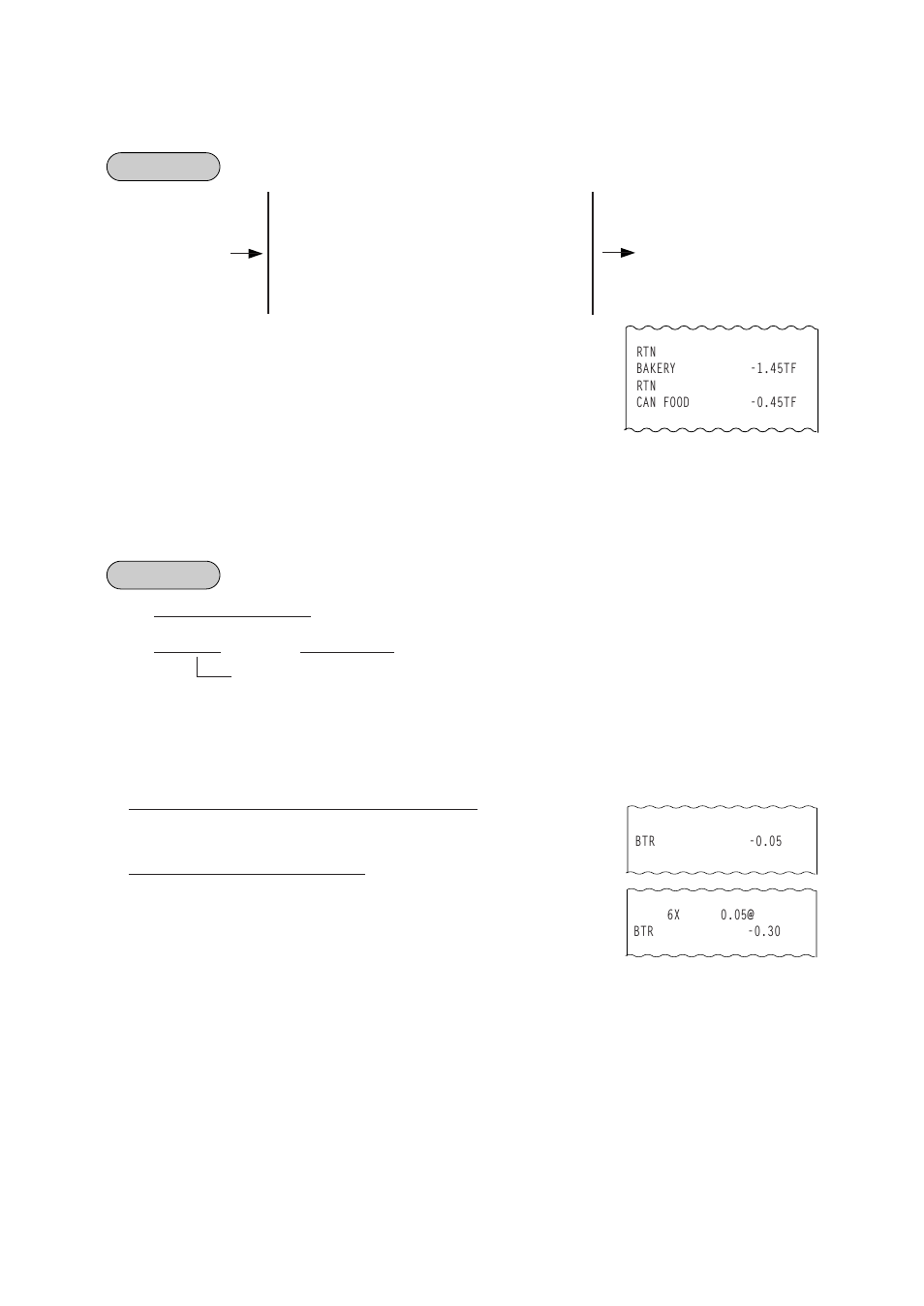 Returned merchandise, Bottle return | Toshiba TEC FS-1450 User Manual | Page 44 / 144