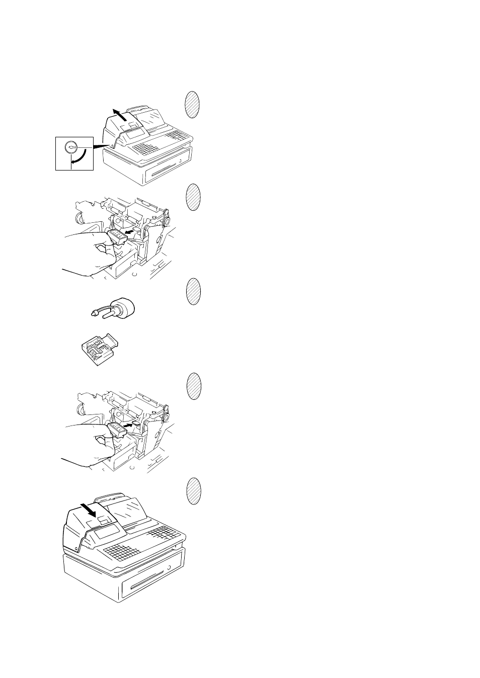 Replenishing ink to the store name stamp | Toshiba TEC FS-1450 User Manual | Page 69 / 144