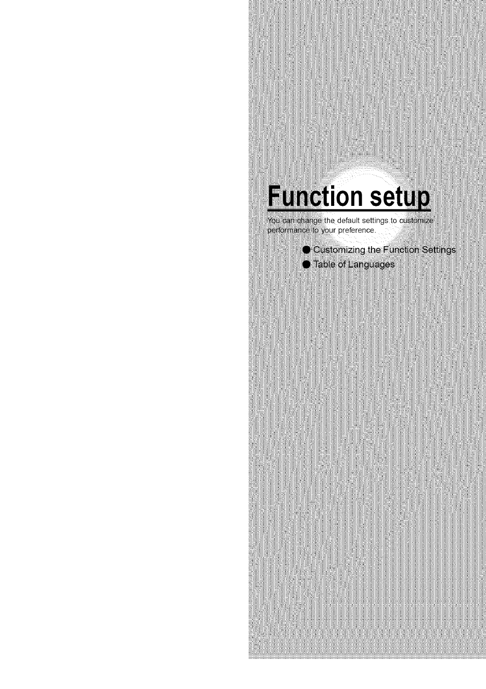 Function setup | Toshiba SD-3960SU User Manual | Page 56 / 73