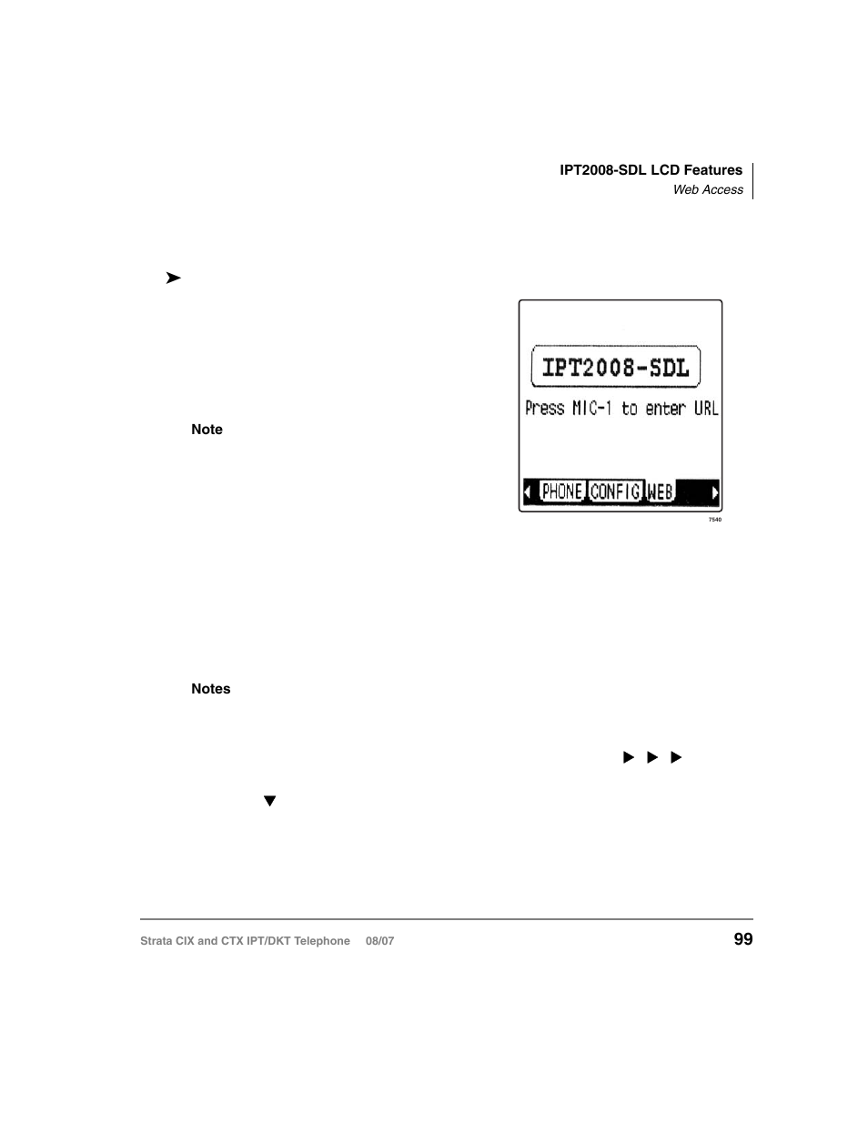 Web access | Toshiba CTX IPT/DKT User Manual | Page 117 / 171