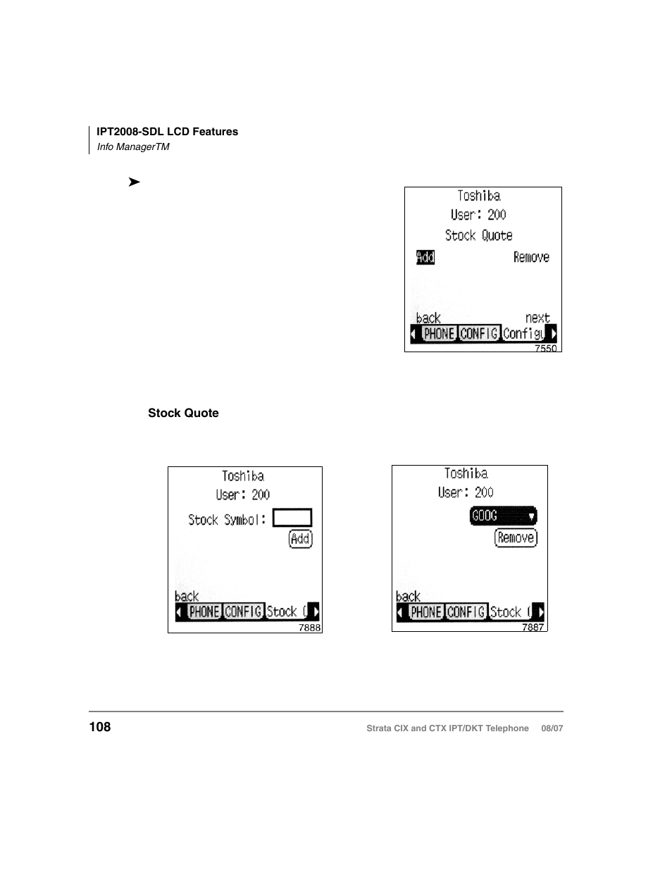 Adding | Toshiba CTX IPT/DKT User Manual | Page 126 / 171