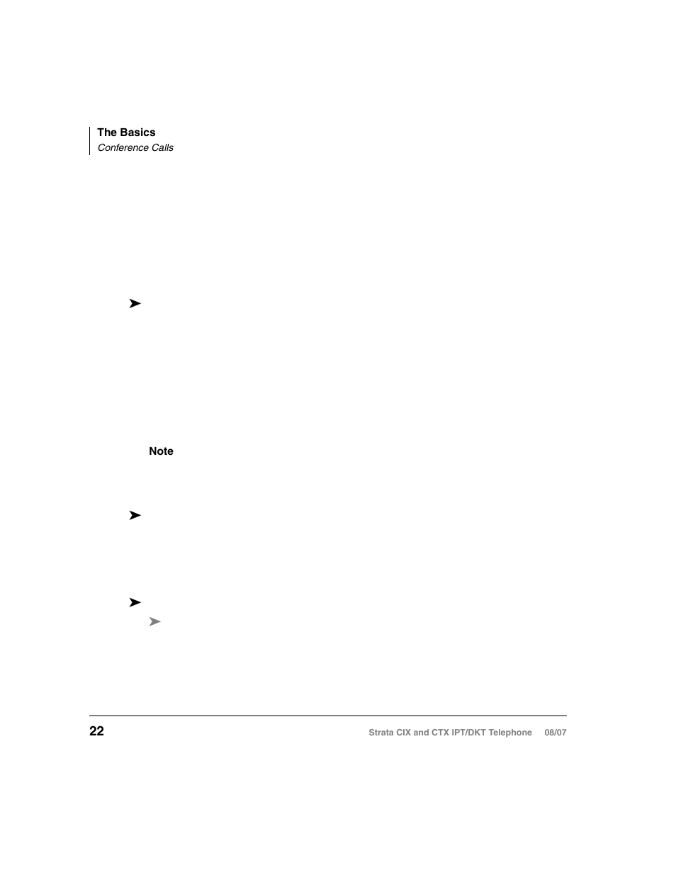 Conference calls | Toshiba CTX IPT/DKT User Manual | Page 40 / 171