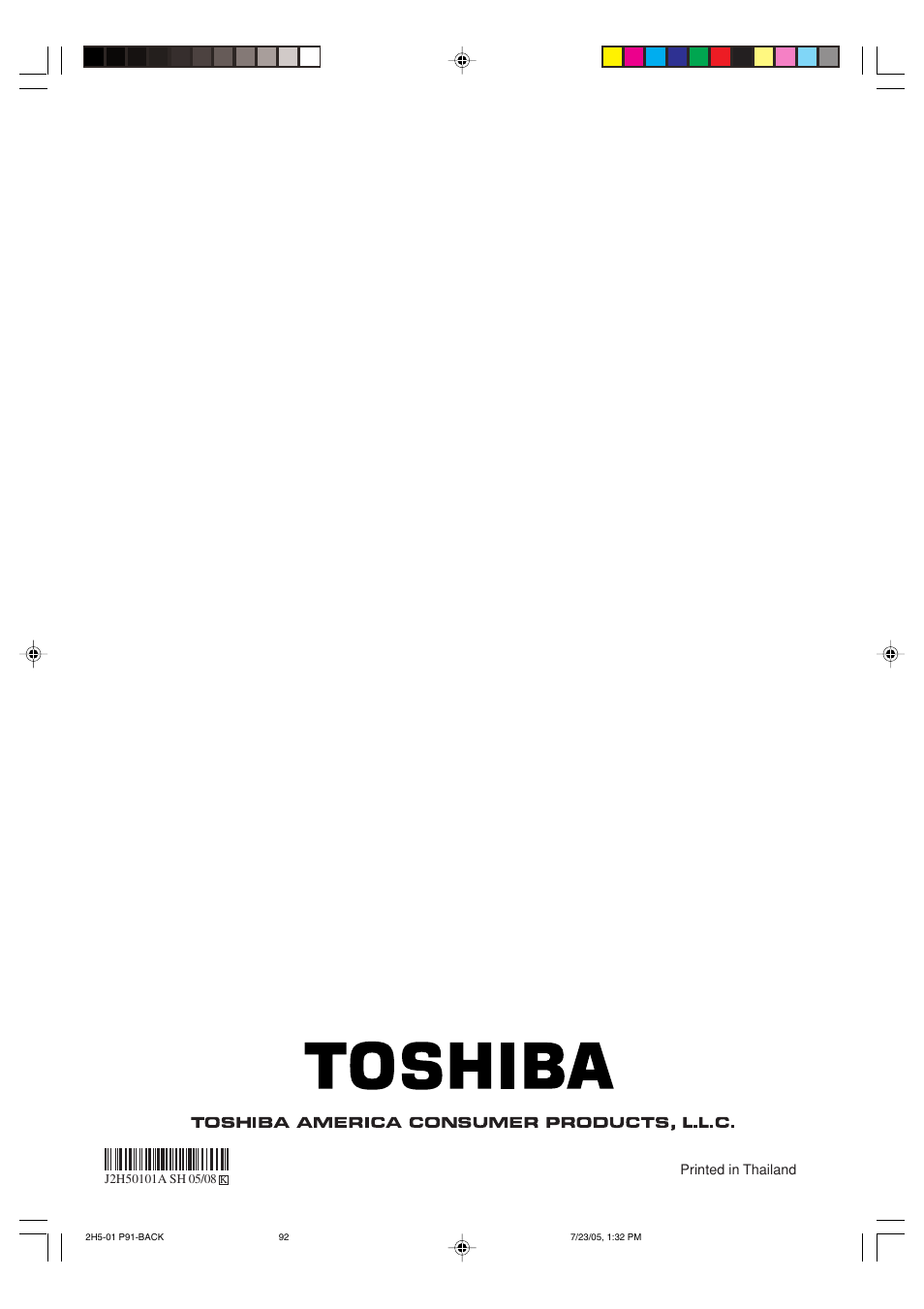 Toshiba D-VR4XSU User Manual | Page 92 / 92