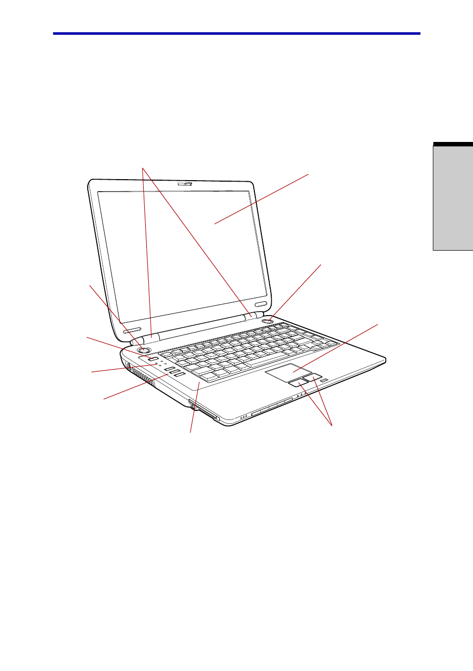 Front with the display open, Front with the display open -7 | Toshiba M30 User Manual | Page 47 / 236