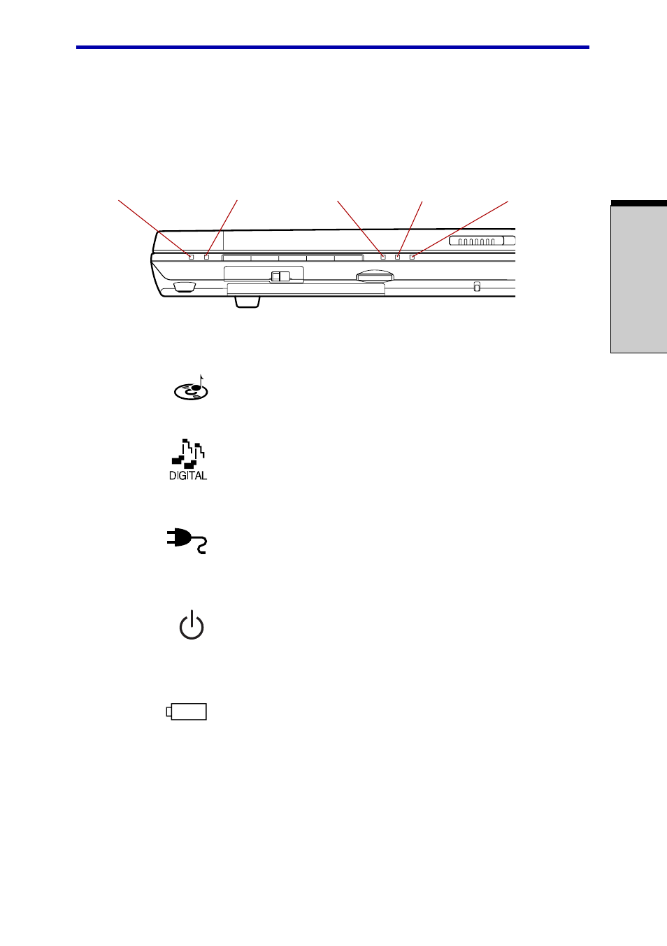 Indicators, Indicators -9, Status. details are in the | Toshiba M30 User Manual | Page 49 / 236