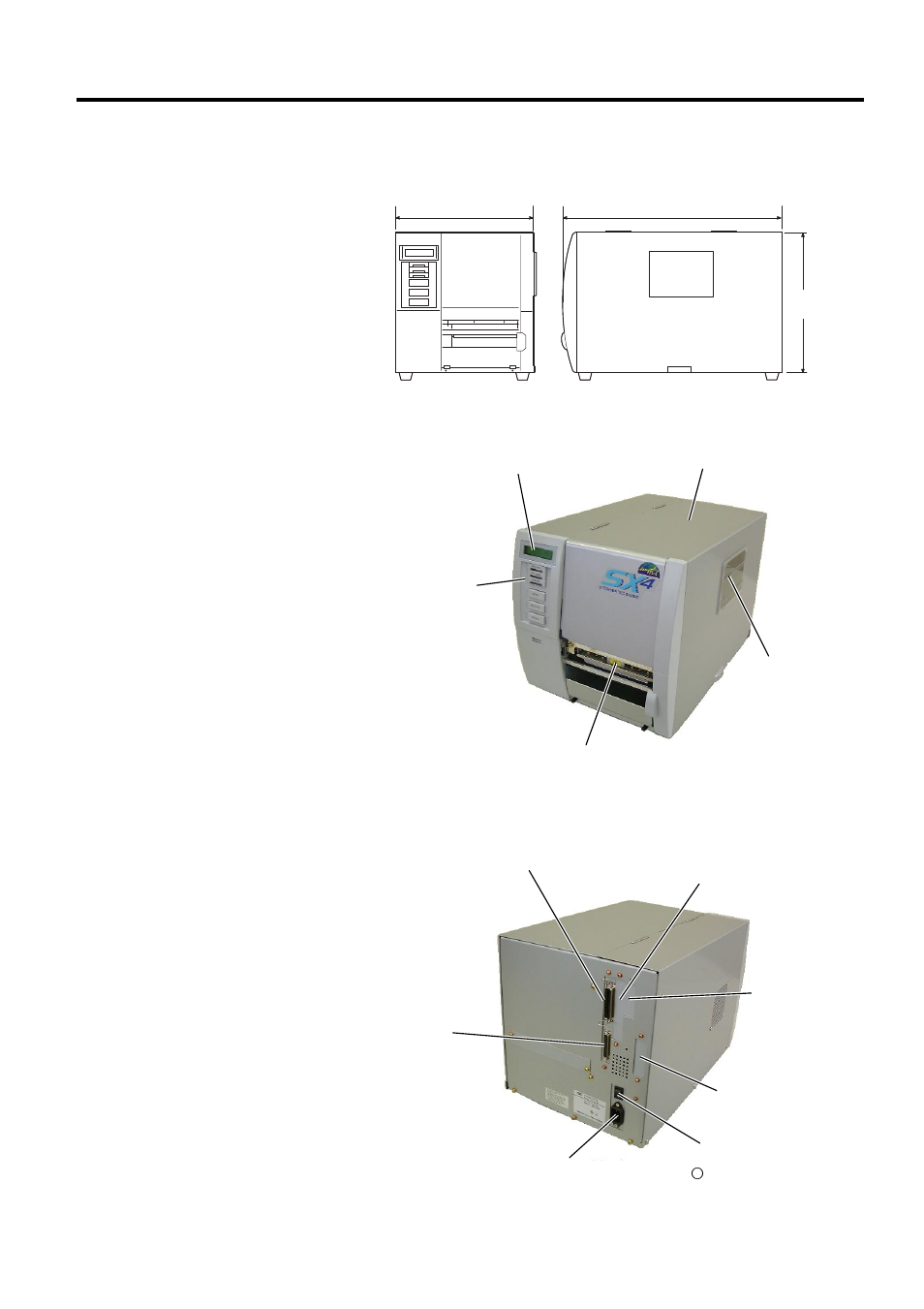 Appearance, 5 appearance | Toshiba TEC B-SX4T-QP User Manual | Page 10 / 53