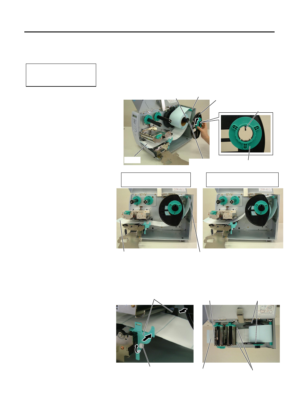 7 loading the media (cont.) | Toshiba TEC B-SX4T-QP User Manual | Page 18 / 53