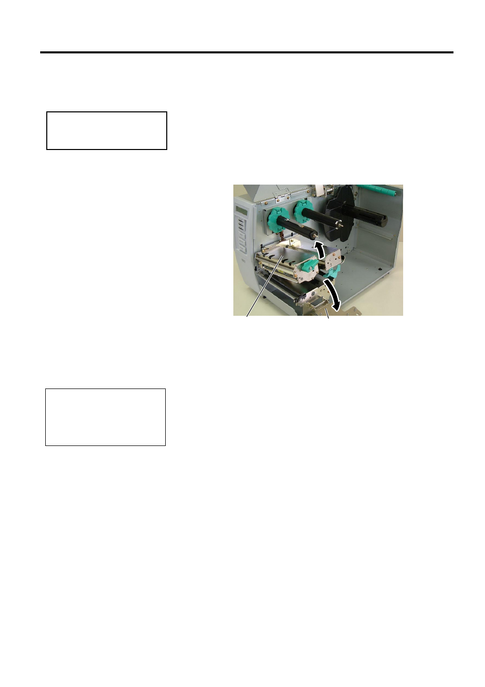 Removing jammed media, 3 removing jammed media | Toshiba TEC B-SX4T-QP User Manual | Page 36 / 53