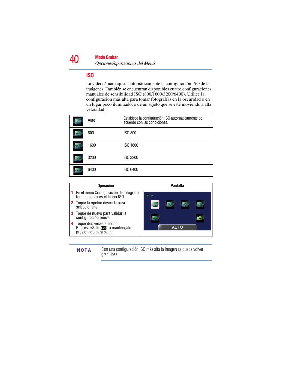 Toshiba Camileo X200 User Manual | Page 114 / 149