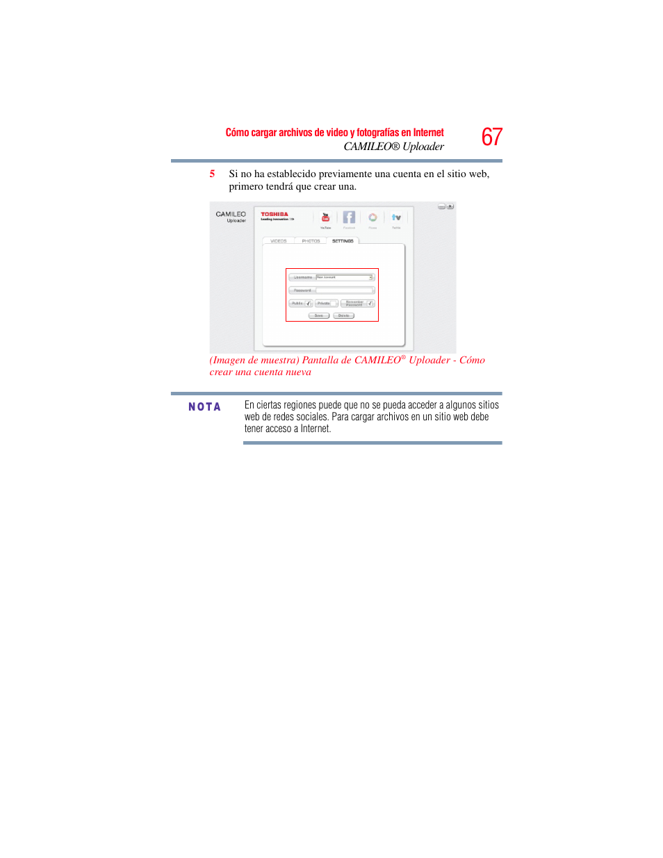 Toshiba Camileo X200 User Manual | Page 141 / 149