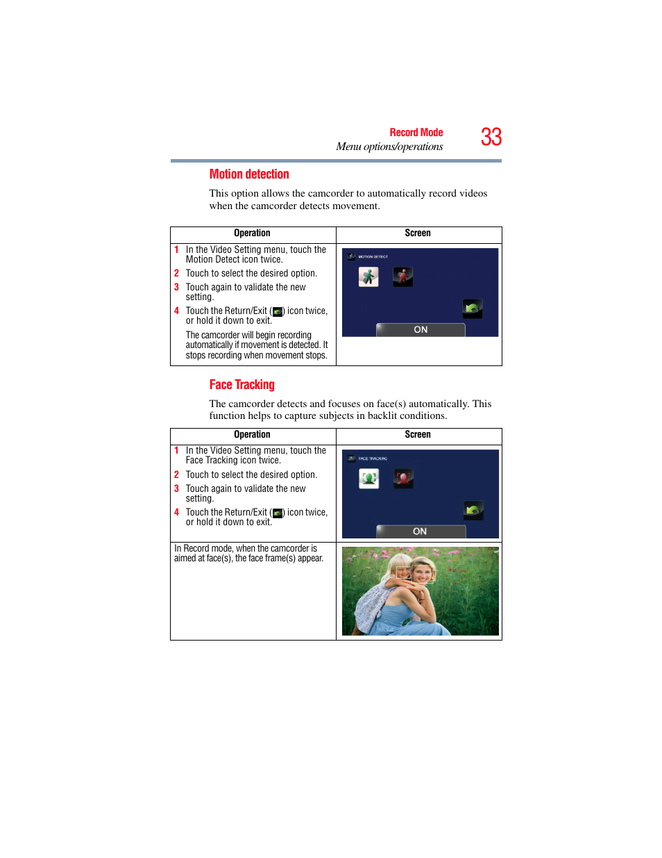 Toshiba Camileo X200 User Manual | Page 33 / 149