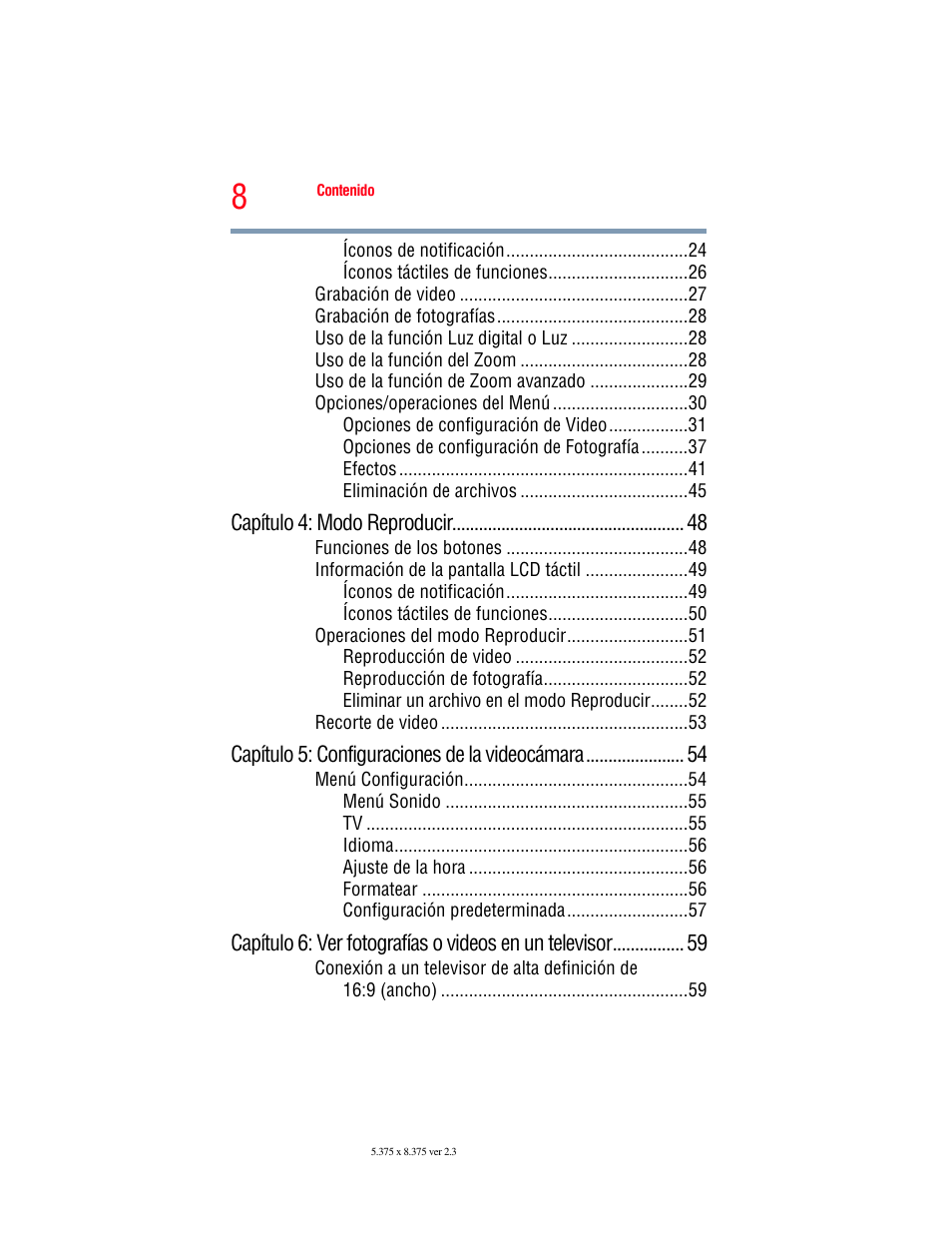 Toshiba Camileo X200 User Manual | Page 82 / 149