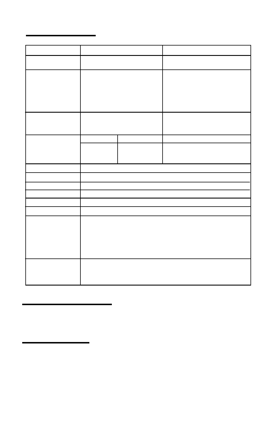 Technical support, Repair center, Specifications | Toshiba 1202kit User Manual | Page 12 / 14