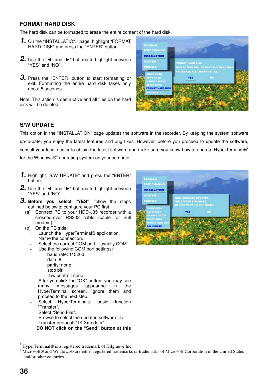 Toshiba HDD-J35 User Manual | Page 36 / 88