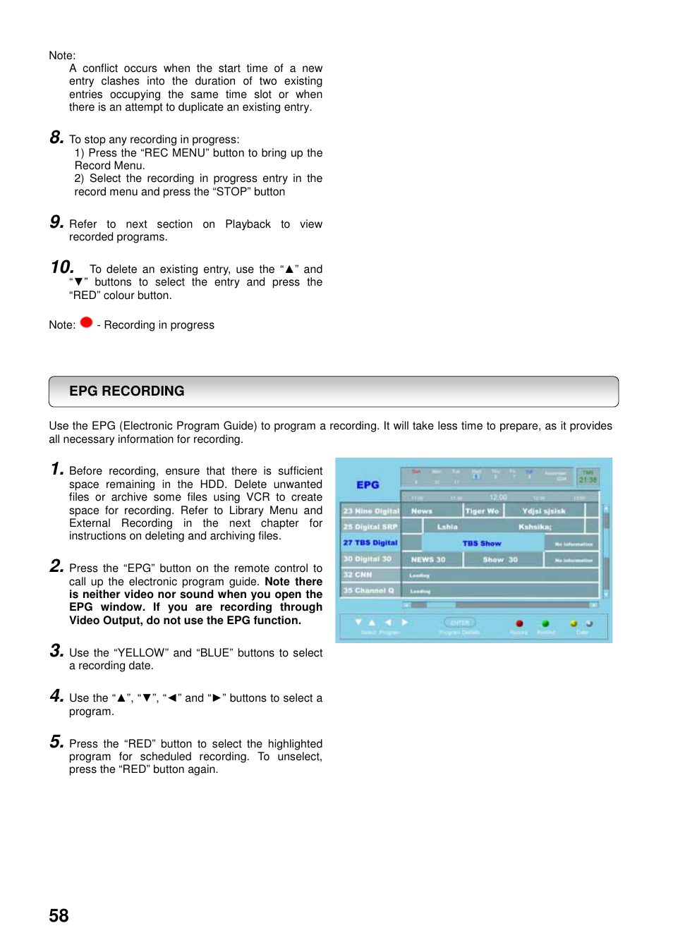 Toshiba HDD-J35 User Manual | Page 58 / 88