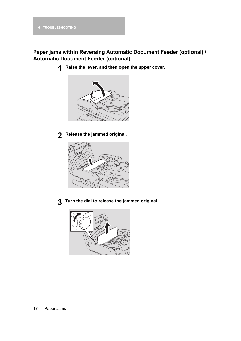 Document feeder (optional), P.174) | Toshiba 165 User Manual | Page 176 / 224