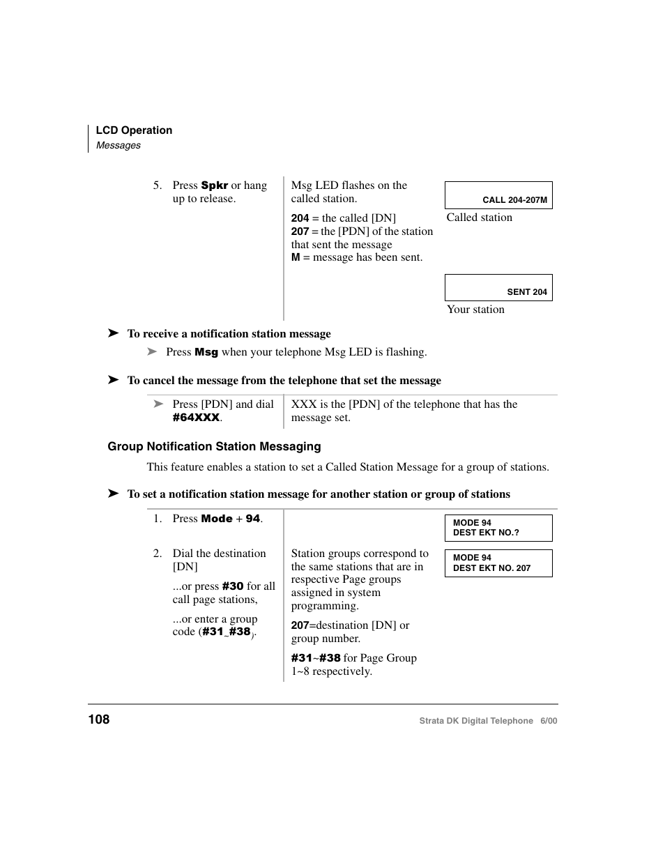 Toshiba Strata DK 2000-series User Manual | Page 120 / 164
