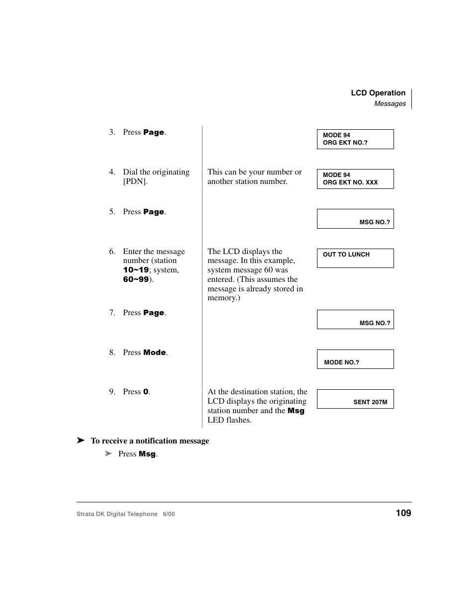 Toshiba Strata DK 2000-series User Manual | Page 121 / 164