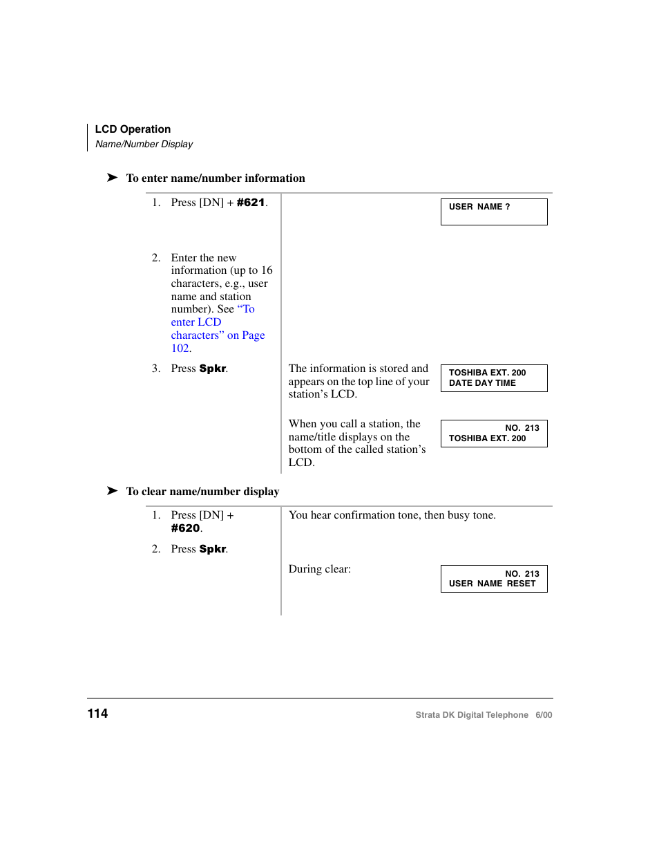 Toshiba Strata DK 2000-series User Manual | Page 126 / 164