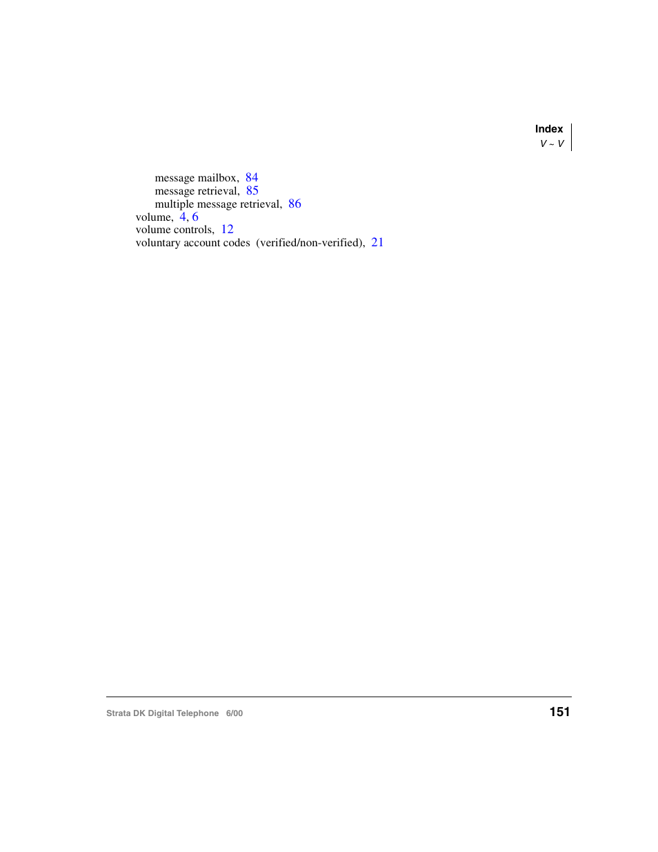 Toshiba Strata DK 2000-series User Manual | Page 163 / 164