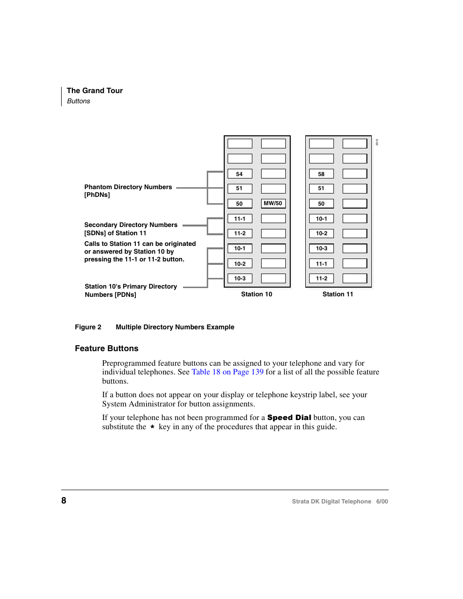 Button, you can substitute the | Toshiba Strata DK 2000-series User Manual | Page 20 / 164
