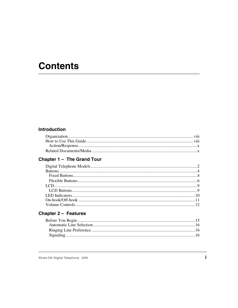 Toshiba Strata DK 2000-series User Manual | Page 3 / 164