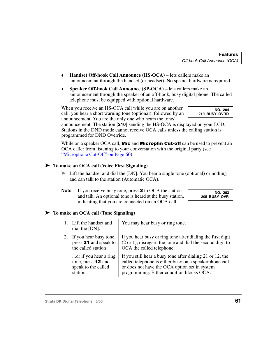 Toshiba Strata DK 2000-series User Manual | Page 73 / 164