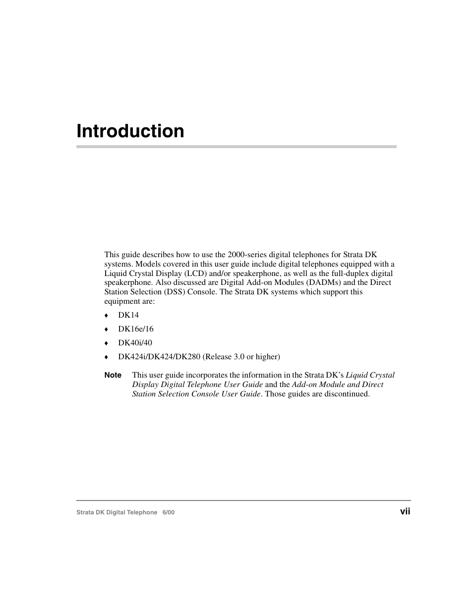 Toshiba Strata DK 2000-series User Manual | Page 9 / 164