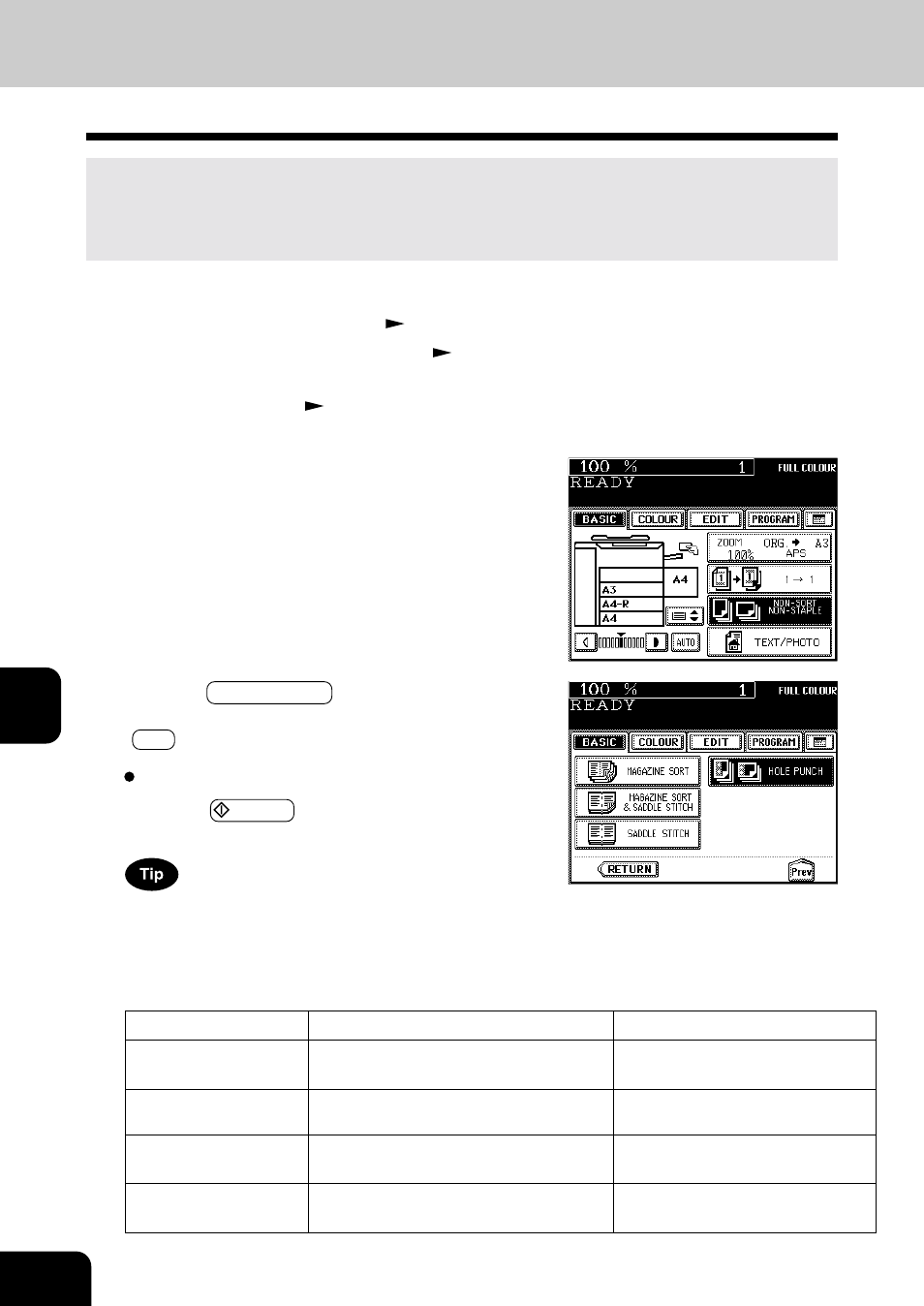 Hole punching mode | Toshiba E-STUDIO 210C User Manual | Page 132 / 196