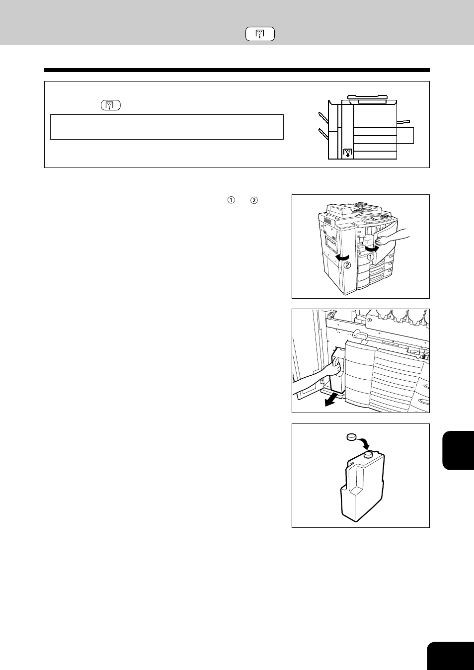 Replace toner bag symbol | Toshiba E-STUDIO 210C User Manual | Page 149 / 196