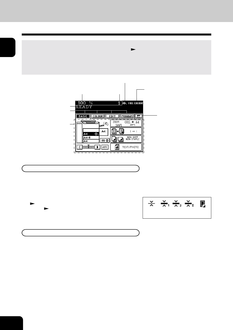Touch panel | Toshiba E-STUDIO 210C User Manual | Page 20 / 196