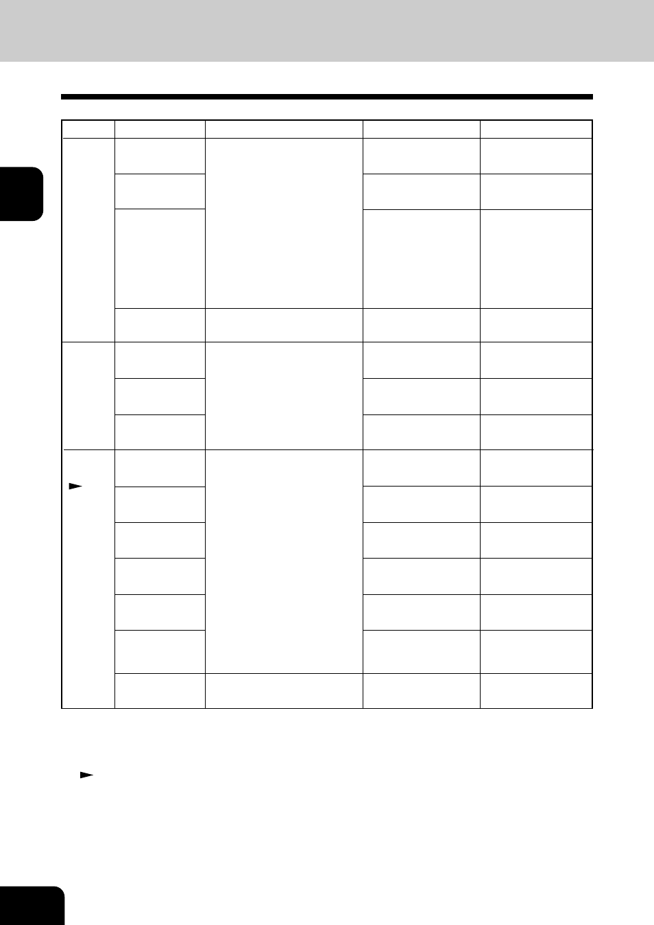 Setting copy paper, Acceptable copy paper types and sizes | Toshiba E-STUDIO 210C User Manual | Page 30 / 196