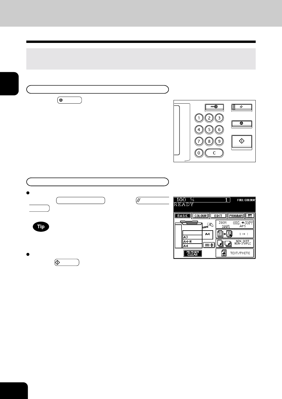 Cancelling/resuming a copy operation | Toshiba E-STUDIO 210C User Manual | Page 44 / 196