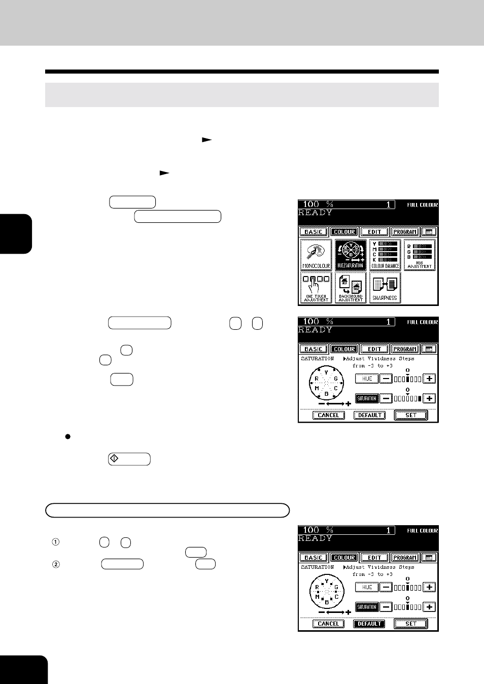 Saturation | Toshiba E-STUDIO 210C User Manual | Page 64 / 196