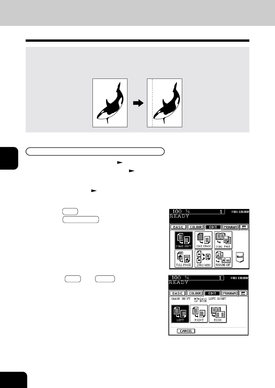 Image shift | Toshiba E-STUDIO 210C User Manual | Page 72 / 196
