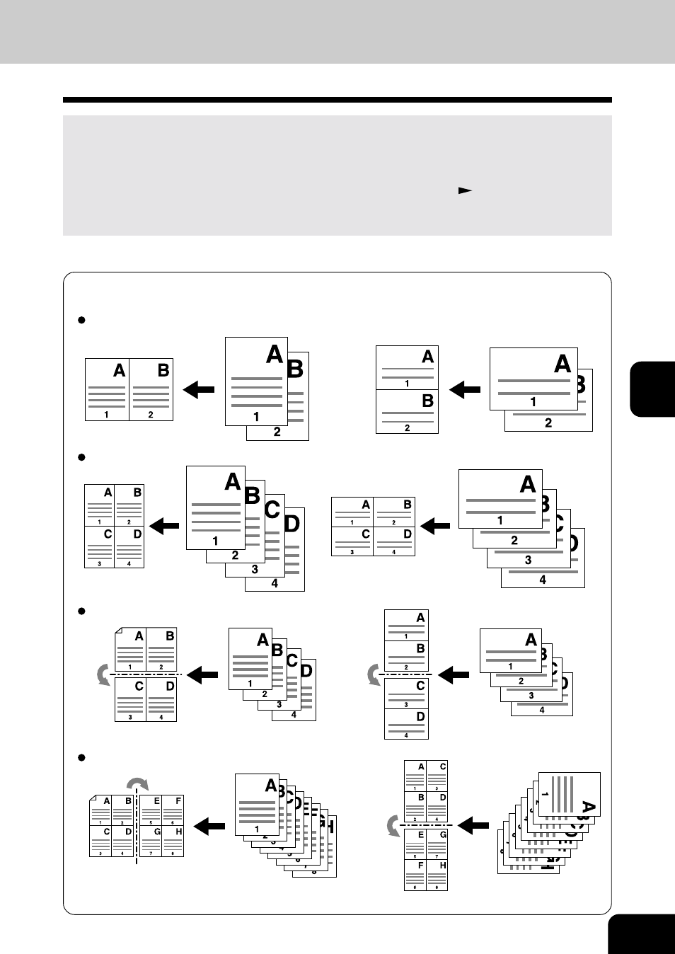 2 in 1 / 4 in 1 | Toshiba E-STUDIO 210C User Manual | Page 79 / 196