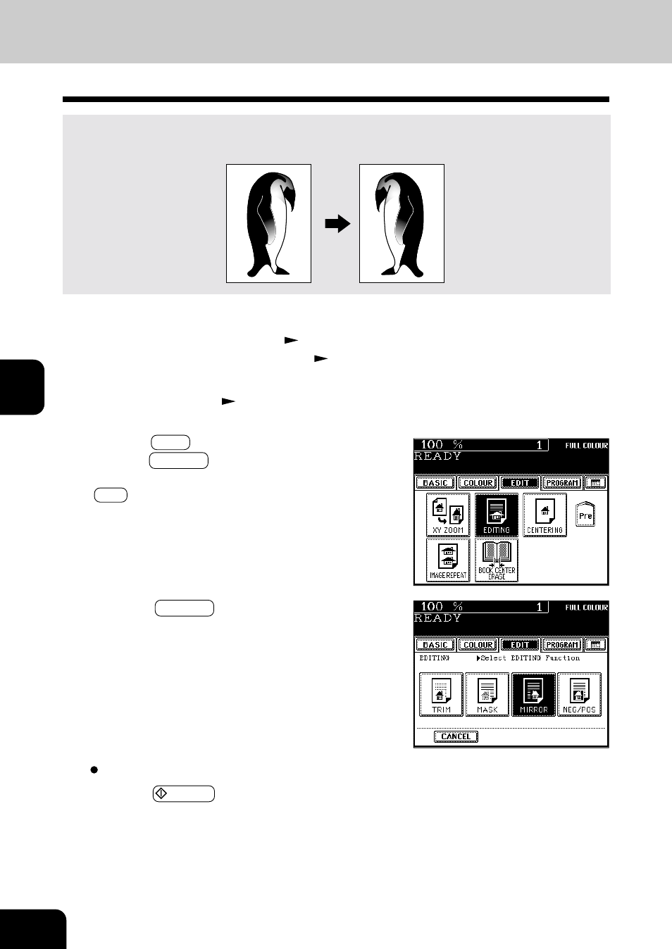Mirror image | Toshiba E-STUDIO 210C User Manual | Page 86 / 196