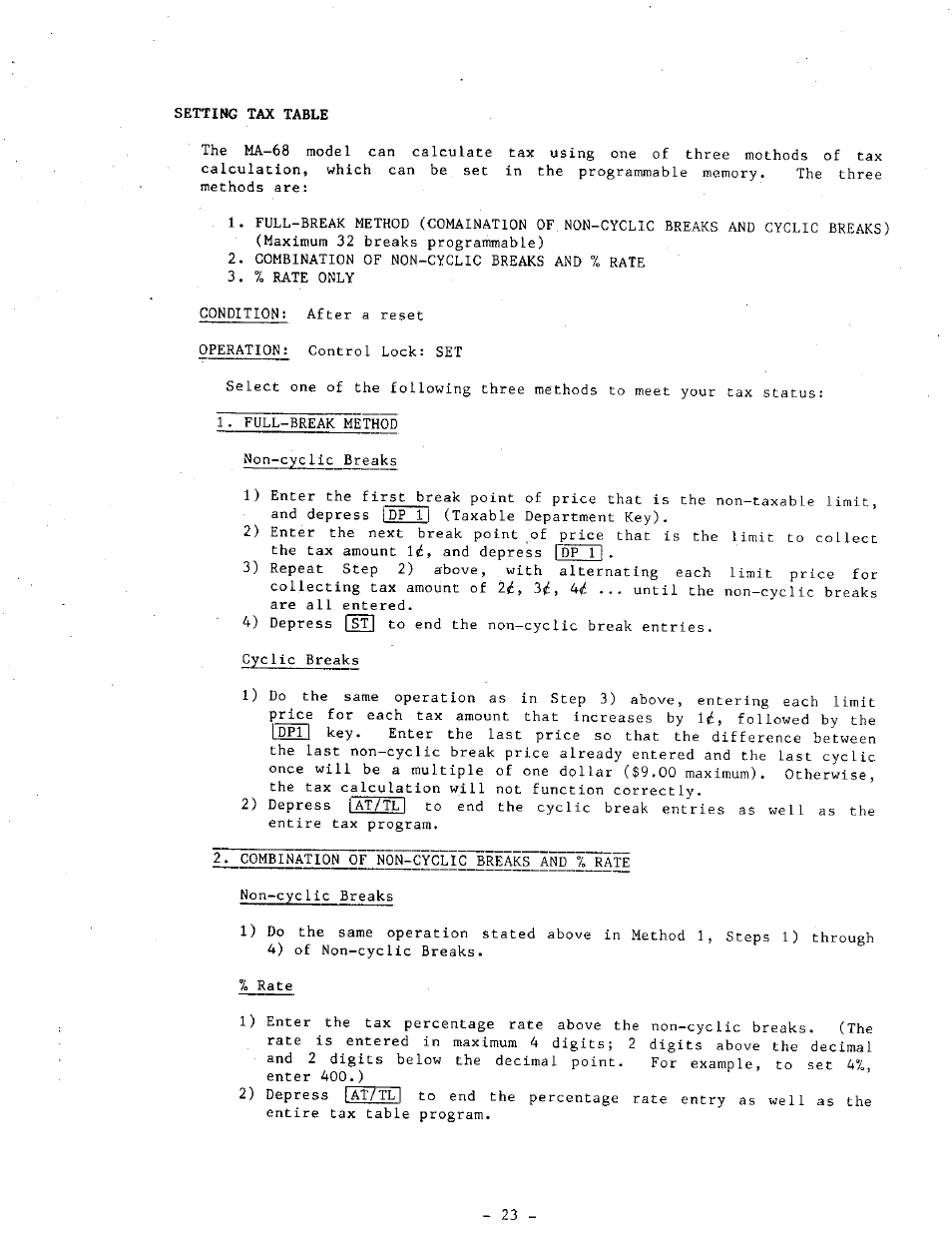 Toshiba MA-68 SERIES User Manual | Page 27 / 36