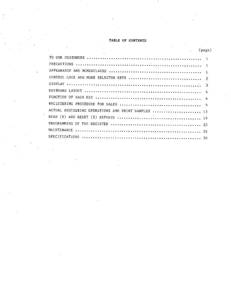 Toshiba MA-68 SERIES User Manual | Page 3 / 36