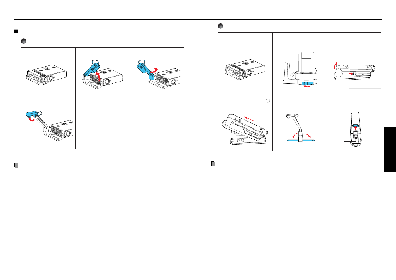 Using the document camera, How to use the document camera, Operations | Toshiba TDP-S81 User Manual | Page 18 / 25