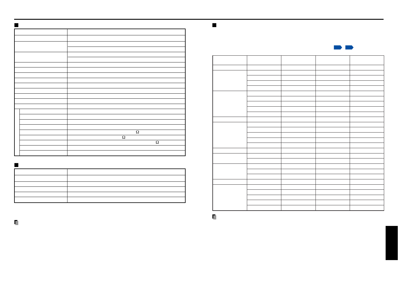 Specifications, List of general specifications, Document camera specifications (tdp-s81) | List of supported signals (rgb signals), P.45, Others | Toshiba TDP-S81 User Manual | Page 23 / 25