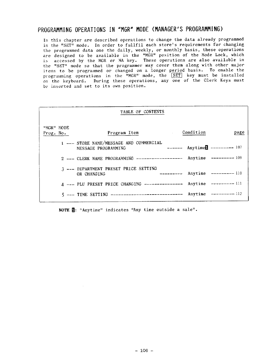 Toshiba TEC MA-1100-400 SERIES User Manual | Page 110 / 138