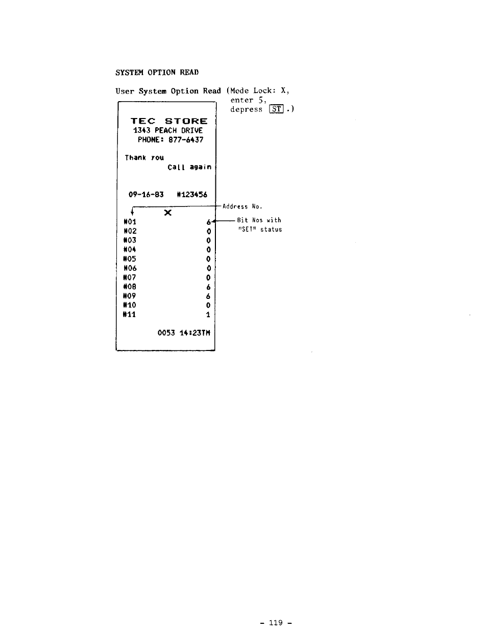 Toshiba TEC MA-1100-400 SERIES User Manual | Page 123 / 138