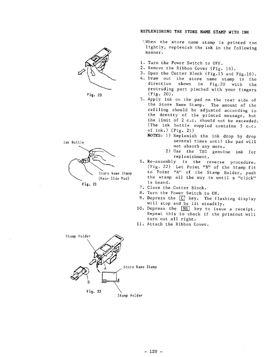 Toshiba TEC MA-1100-400 SERIES User Manual | Page 133 / 138