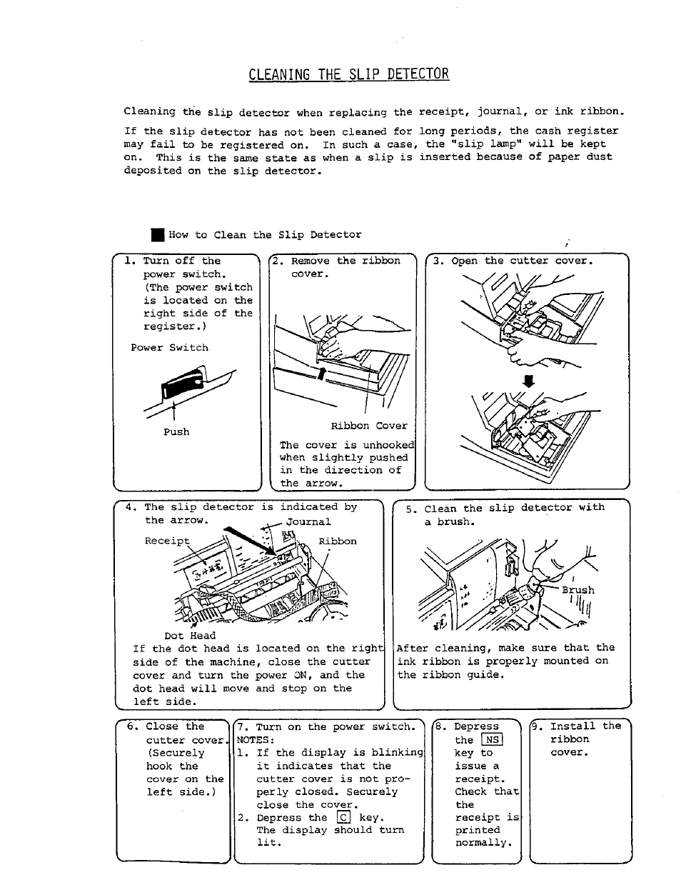 Cleaning the slip detector | Toshiba TEC MA-1100-400 SERIES User Manual | Page 136 / 138