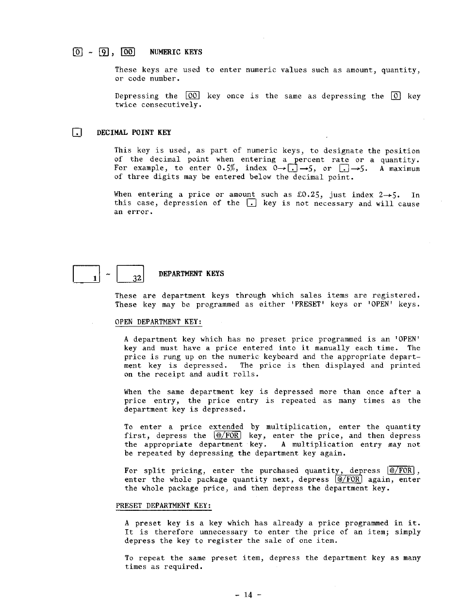 Toshiba TEC MA-1100-400 SERIES User Manual | Page 18 / 138