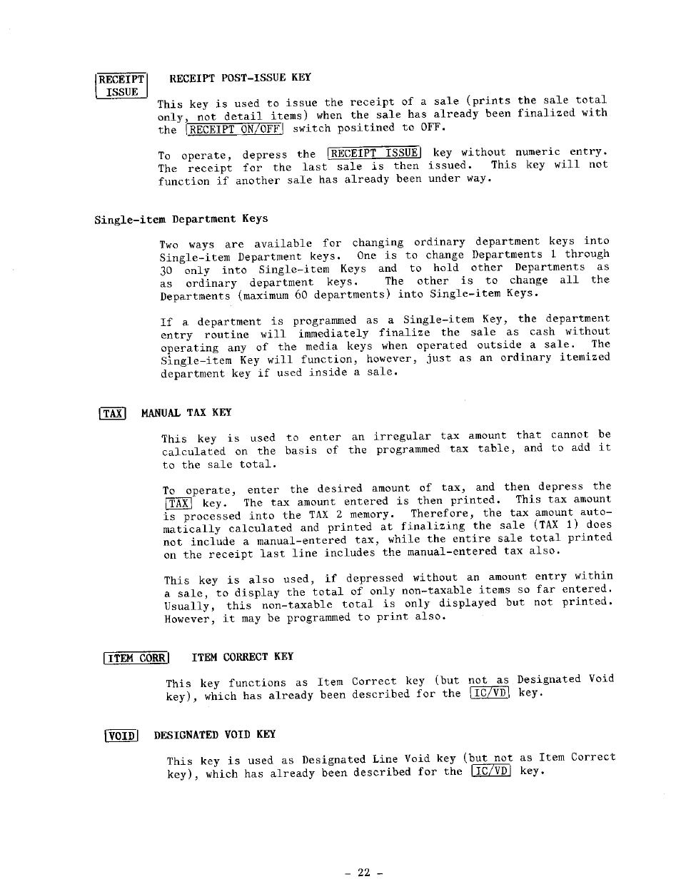 Toshiba TEC MA-1100-400 SERIES User Manual | Page 26 / 138