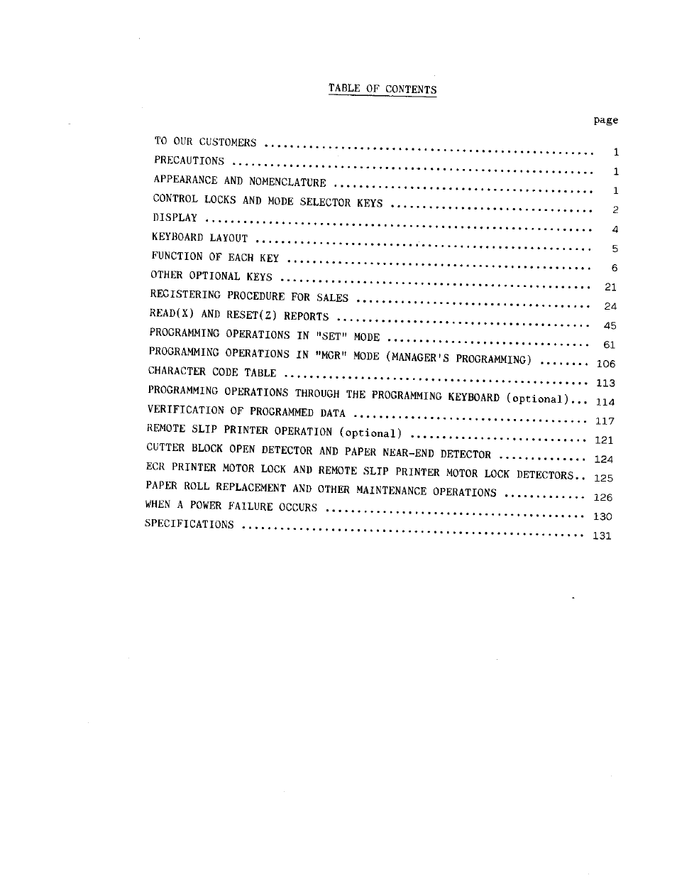 Toshiba TEC MA-1100-400 SERIES User Manual | Page 3 / 138